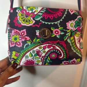Vibrant Floral Crossbody Bag